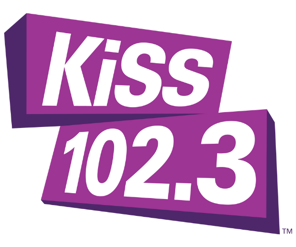 Kiss 102.3 logo